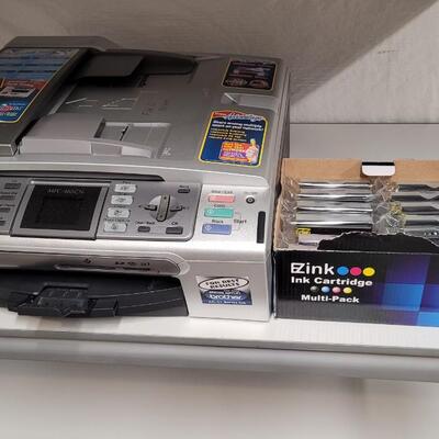 Lot 548: BROTHER MFC-465CN Fax Printer Scanner Copier w/ LARGE Ink Reserve