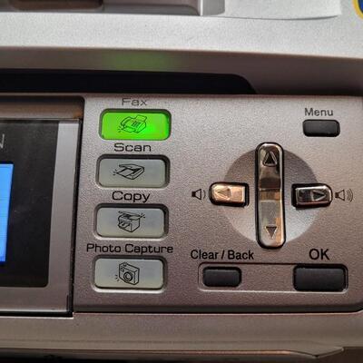 Lot 548: BROTHER MFC-465CN Fax Printer Scanner Copier w/ LARGE Ink Reserve