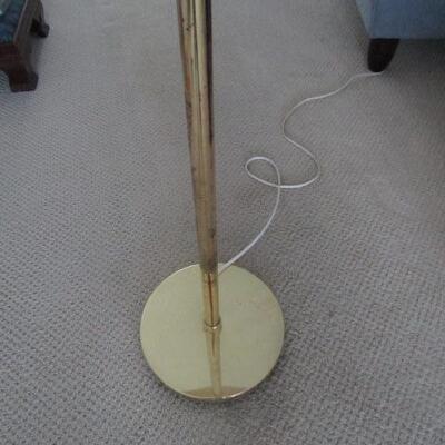 Brass Floor Lamp- Approx 59 Inches Tall