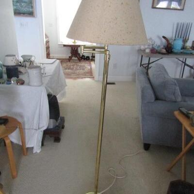 Brass Floor Lamp- Approx 59 Inches Tall