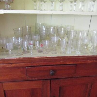 Assorted Glass/Crystal Cups, Goblets, and Glasses