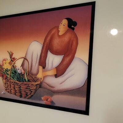 Lot 563: R.C. Gorman Ceramic Tile 