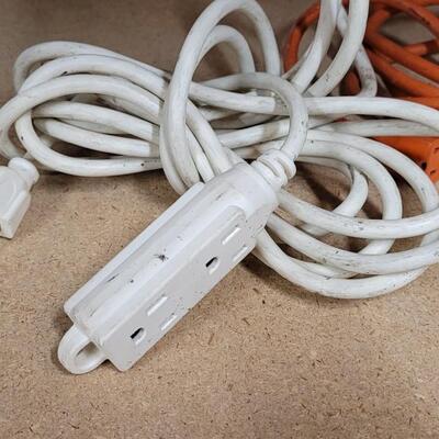 Lot 575: Assortment of Small Extension Cords