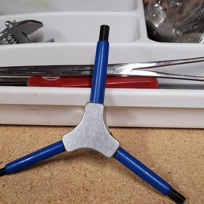 Lot 578: Home Basics Tool Bundle w/ Organizer 