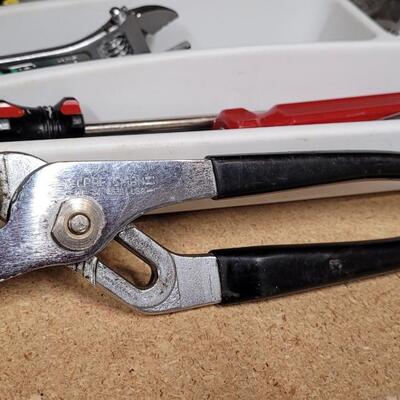 Lot 578: Home Basics Tool Bundle w/ Organizer 