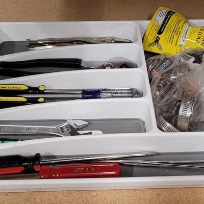 Lot 578: Home Basics Tool Bundle w/ Organizer 