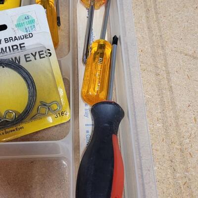 Lot 579: Home Repair Small Kit w/ Organizer 
