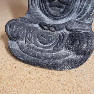 Lot 582: Vintage Buddha Stone Sculpture 