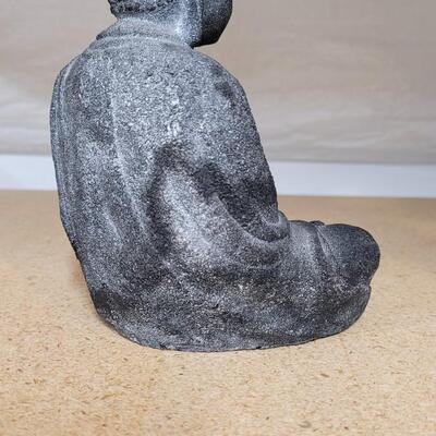 Lot 582: Vintage Buddha Stone Sculpture 
