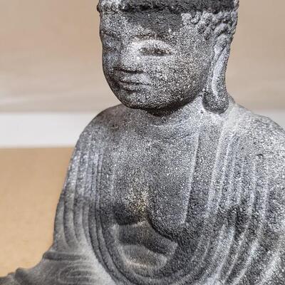 Lot 582: Vintage Buddha Stone Sculpture 