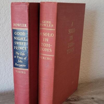 Lot 586: Gene Fowler Book Lot