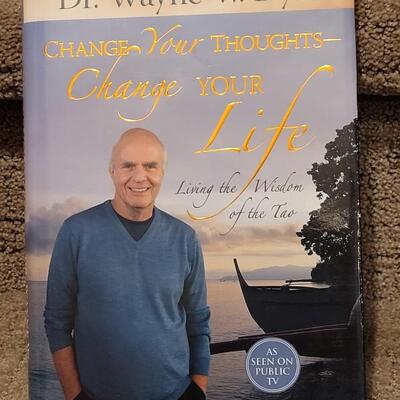 Lot 593: Signed Dr. Wayne Dyer CHANGE YOUR thouggts- Change Your Life