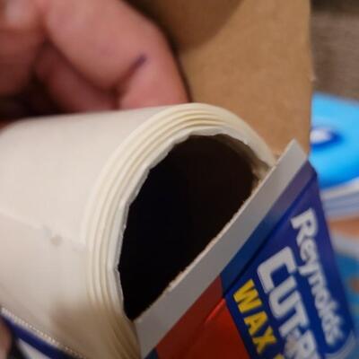 Lot 595: Freezer Paper and Wax Paper 