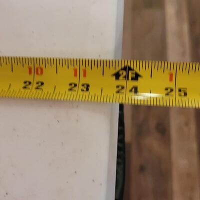 Lot 597: Adjustable Folding Table