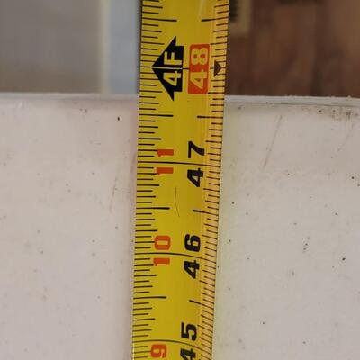 Lot 597: Adjustable Folding Table