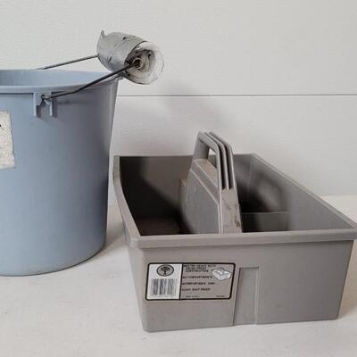 Lot 598: Plastic Bucket & Caddy