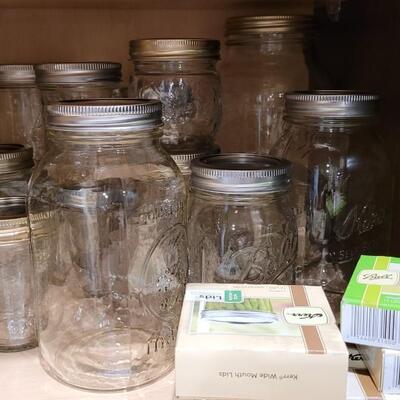 Lot 603: Jars and Canning Lids
