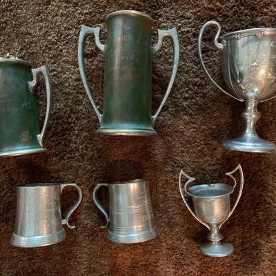 Trophies from one of the top 3 oldest Golf Courses in US History!!!!
