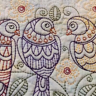 Lot 608: Quilted Square by Trish