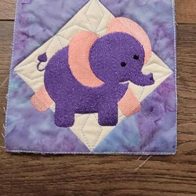 Lot 609: Quilted Square by Trish