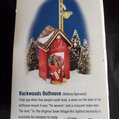 Dept. 56  The Dock-house & Backwoods Outhouse 