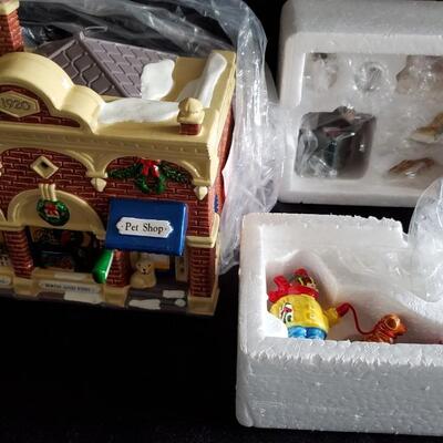 Dept. 56 Village Vet and Pet Shop, Village Cats and Dogs, Pets on Parade 