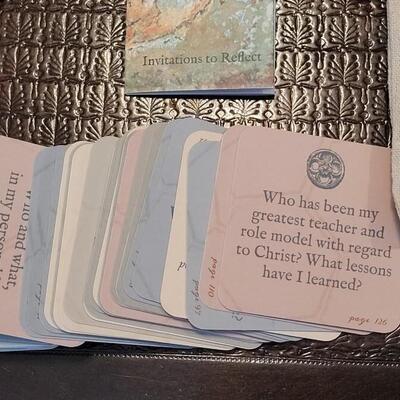 Lot 611: Invitations to Reflect Cards, Booklet and Necklace