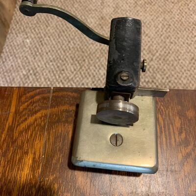 Antique Portable Sewing Table w/ Clean Cut fabric cutter (works great!)