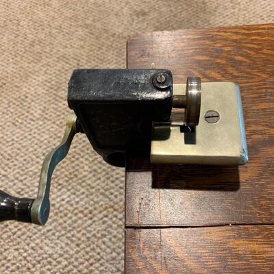 Antique Portable Sewing Table w/ Clean Cut fabric cutter (works great!)
