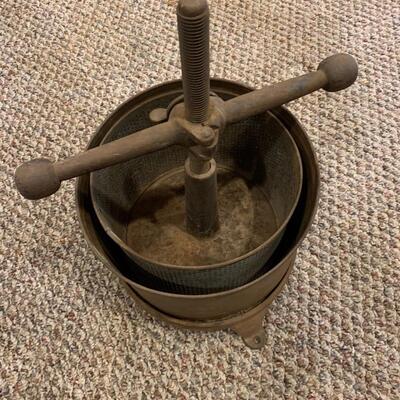 Antique Wine Press