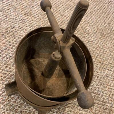Antique Wine Press