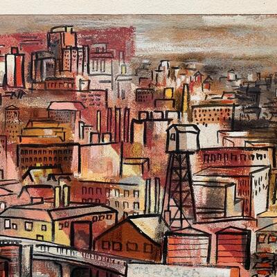 Mid Century Guy Maccoy Serigraph