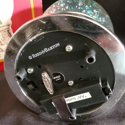Reed & Barton Silent Night Snow Globe Musical 