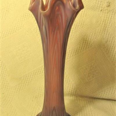 Art Glass Centerpiece Vase 11