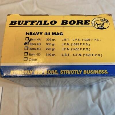 LOT#21LR: Buffalo Bore 44 Mag Ammo