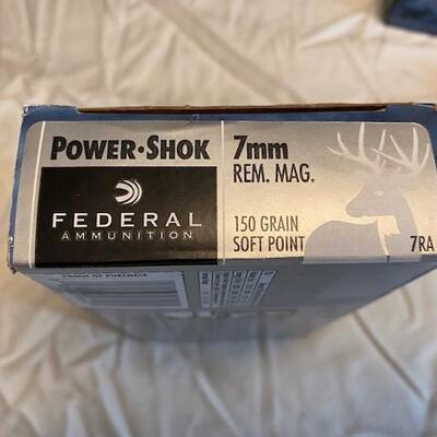 LOT#22LR: Federal 7mm Mag Ammo