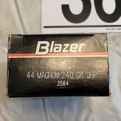 LOT#36LR: Blazer 44 Mag JHP Ammo