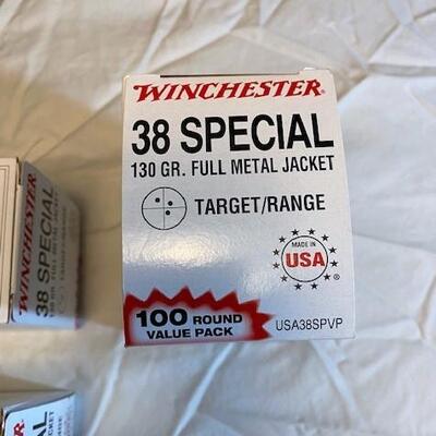 LOT#38LR: Winchester 38 Special Ammo Lot #2