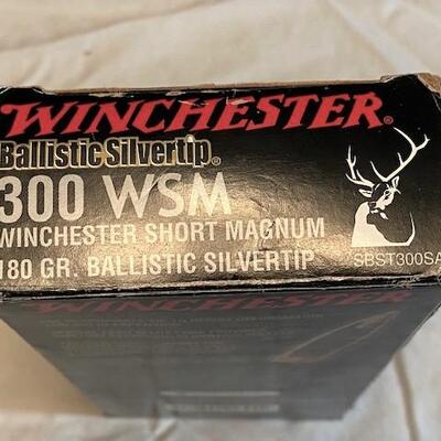 LOT#42LR: Winchester 300 WSM Ammo