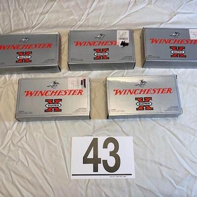 LOT#43LR: Winchester Super X 7mm Rem Mag Ammo Lot #2