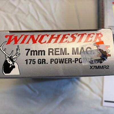 LOT#44LR: Winchester Super X 7mm Rem Mag Ammo Lot #3