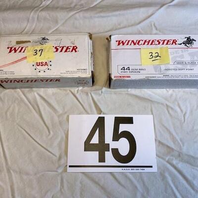 LOT#45LR: Winchester 44 Rem Mag Ammo