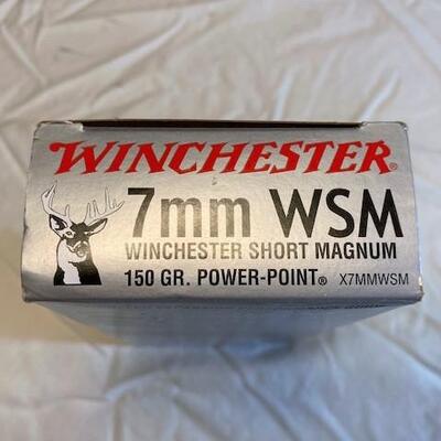 LOT#46LR: Winchester 7mm WSM Ammo
