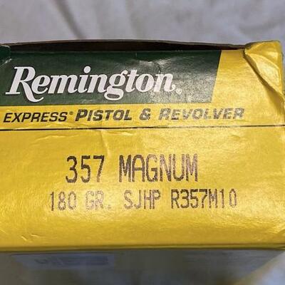 LOT#53LR: Remington 357 Mag Ammo