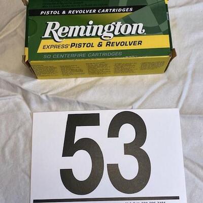 LOT#53LR: Remington 357 Mag Ammo