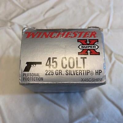 LOT#55LR: Winchester 45 Colt Ammo