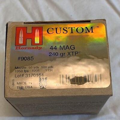 LOT#58LR: Hornady 44 Mag Ammo