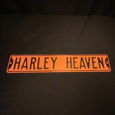 LOT#87LR: Heavy Gauge Harley Heaven Sign