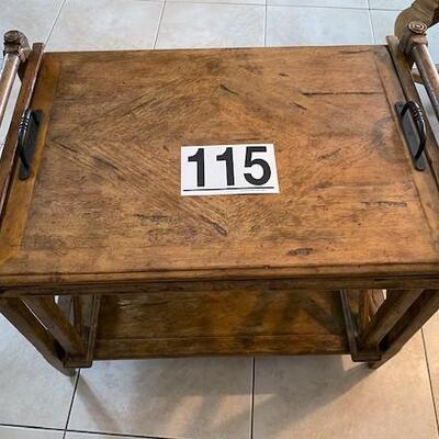 LOT#115LR: Castle Bromwich by Theodore Alexander Nesting Table Set
