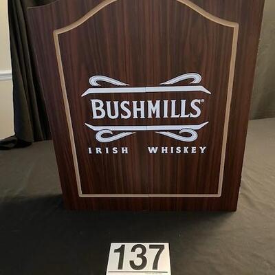 LOT#137LR: NOS Bushmills Dart Board
